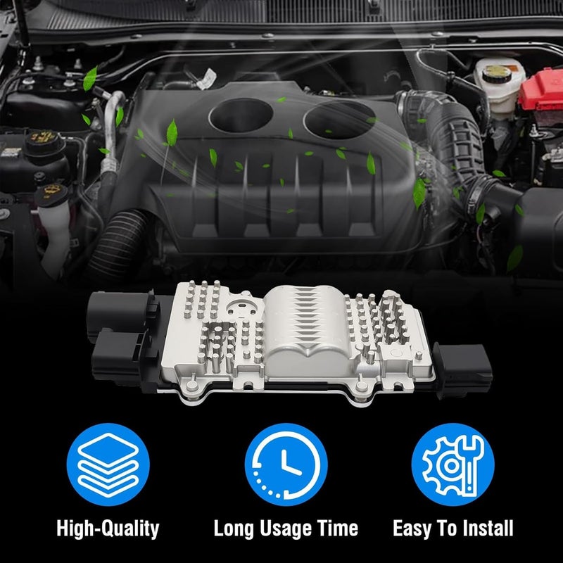 wfsulee Engine Radiator Cooling Fan Control Module Fit for Ford Fusion 2006-2020, Taurus 1986-2019, Flex, Police Interceptor Sedan, Special Service Police Sedan Replace for 01247391 20787305 1137328617 - Image 4
